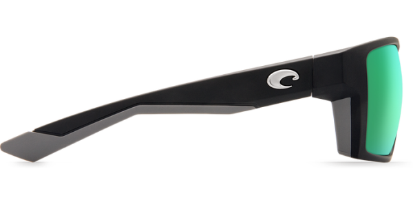 Shop On Line Costa Bloke Sunglasses Online Polarized Fishing Glasses For Sale Costa Del Mar Costa Del Mar Bloke Polarized Sunglasses Matte Black Matte Gray Green Mirror Poly Side